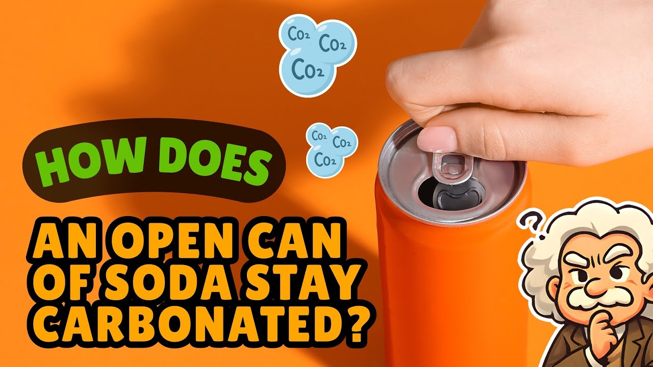 How Does an Open Can of Soda Stay Carbonated? Why Bubbles Don’t Vanish Instantly [ID1327]