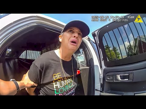 Simple Traffic Stop Turns Chaotic After Woman Flees From Police