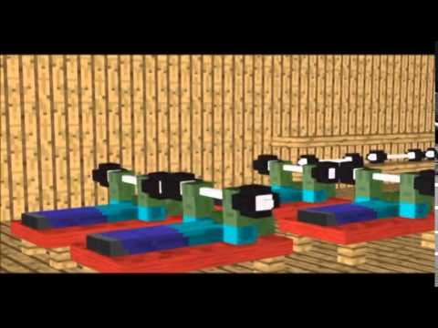 MineCraft Animation Zombie school