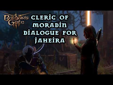 Baldur's Gate 3: Cleric of Moradin Dialogue for Jaheira