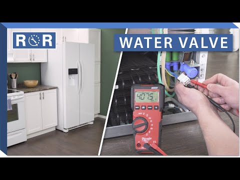 Refrigerator Water Inlet Valve (Testing / Replacement)