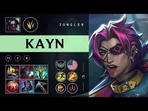 Kayn Jungle vs Diana - NA Challenger Patch 25.24