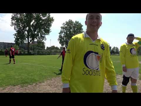 SV Walcheren G1 op de Oranjedag + praatje met Geert den Ouden