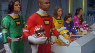 Power Rangers Turbo - Chase into Space - Goodbye Dimitria and Blue Senturion