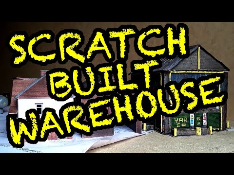 How did I make my scratch - built warehouse for my model railway layout? Find out here!