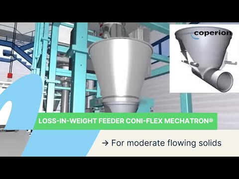 Loss-in-Weight Feeder Coni-Flex MechaTron® for Moderate Flowing Solids