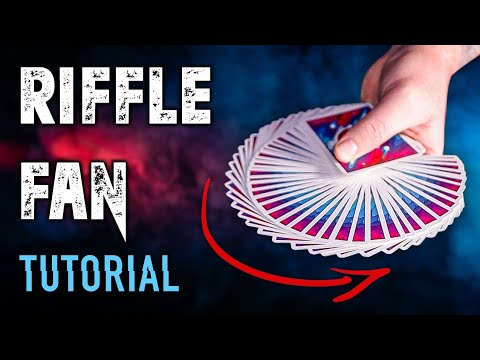 LEARN the most AWESOME CARD FAN - The RIFFLE FAN - TUTORIAL!