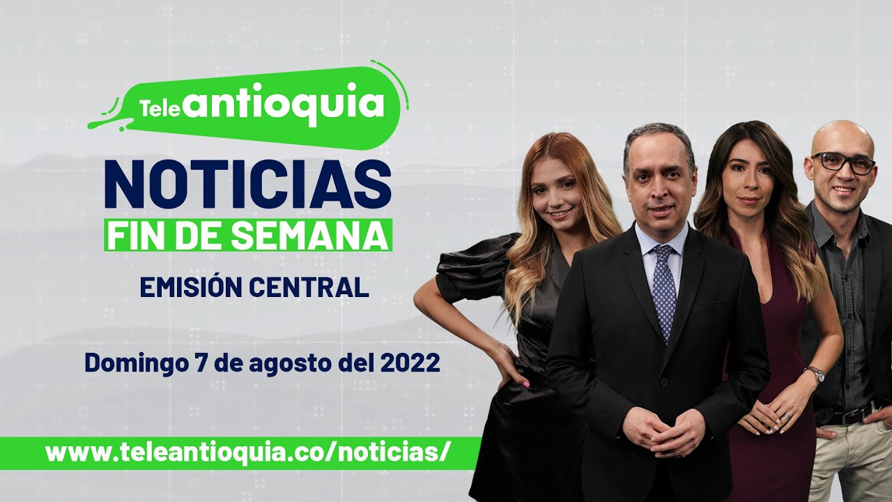 ((Al Aire)) Emisión fin de semana #TeleantioquiaNoticias con Luis Horacio Escobar y Linda Bustamante