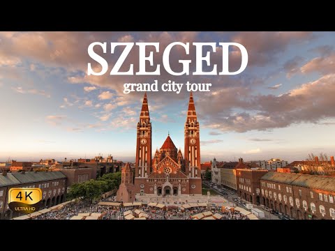 【4K】SZEGED, Hungary - Downtown Walking Tour