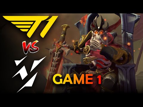 T1 vs VIKIN.GG GAME 1 - SEA vs EU UPPER BRACKET - ESL ONE SUMMER 2021 DOTA 2