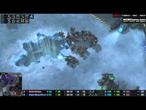 Snute vs Happy TvZ Game 1 Starcraft 2 Showmatch