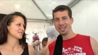 preview picture of video 'Beim World Bodypainting Festival 2010 - der Showmaster Markus Schenkeli'