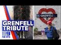 Silent tribute for Grenfell Tower third anniversary | 9 News Australia