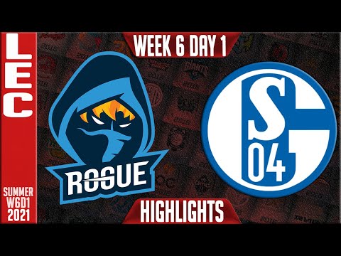 RGE vs S04 Highlights | LEC Summer 2021 W6D1 | Rogue vs Schalke 04