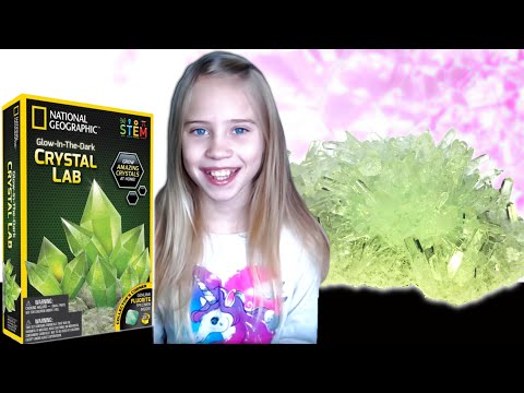 National Geographic Glow-In-The-Dark Crystal Lab | Grow Real Crystals At Home