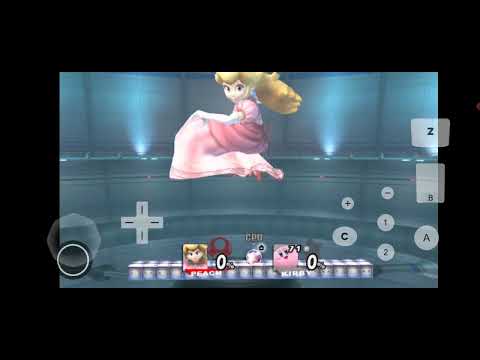 SSBB Hacks: Giant Growing Peach vs. Kirby