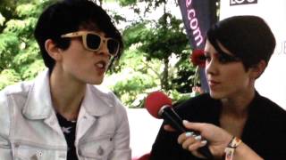 Tegan and Sara Osheaga 2013 Interview