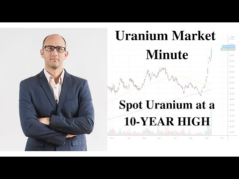 Uranium Market Minute – Episode 90: Spot Uranium at a 10-YEAR HIGH
