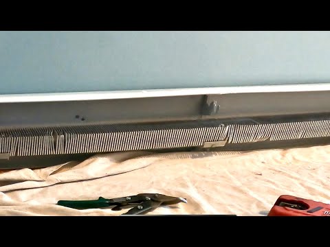 Removing Nailed Hot Water Baseboards