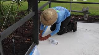Pool Enclosure Painting and Re-Screening - Parrish FL - Part 2
