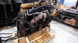 2000 Caterpillar C12 2KS Diesel Engine Running