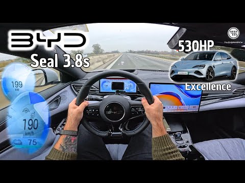 BYD Seal 3.8s (530HP) Launch Control | Top Speed | POV Drive