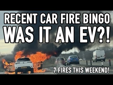 EV vs ICE Car Fire Bingo - Which one wins this weekend? 🔥🔥