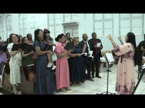 Conjunto da congregação de Itarumã Goiás 28/3/26 em Caçu Goiás