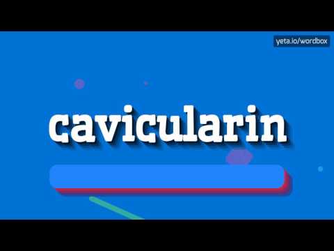 HOW TO PRONOUNCE CAVICULARIN?