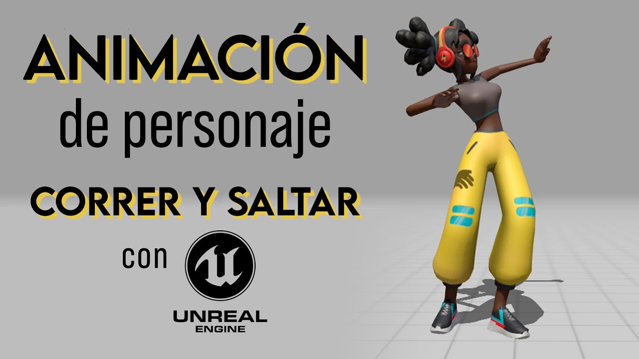 Animación de Personaje para Videojuego 🎮 Correr y Saltar | Tutorial Unreal Engine 4