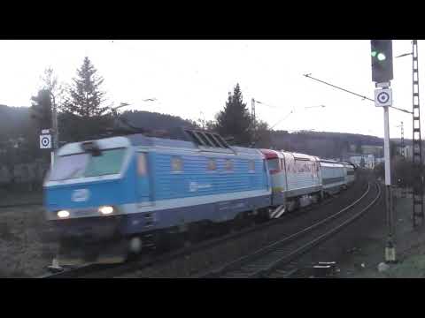 ČD 150.225 + RVR 751.036 ▪︎ Pn 52898 (+ jiné vlaky) - Česká Třebová - 3.1.2023