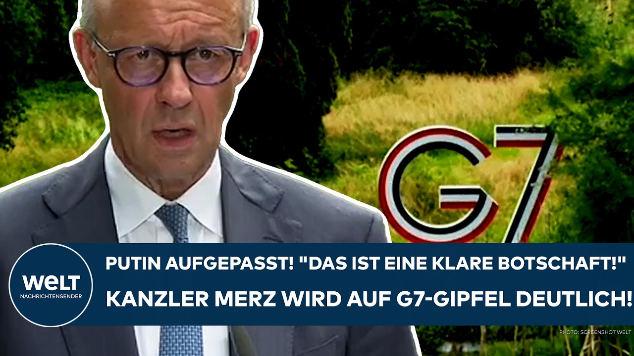 FRIEDRICH MERZ: "Das ist eine, wie ich finde, sehr gute Nachricht!" Überraschung bei G7-Gipfel!