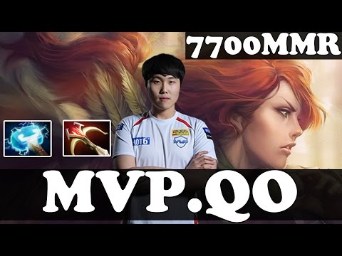 QO 7700 MMR Plays Windranger - Ranked Match Gameplay - Dota 2