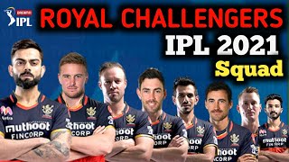 IPL 2021 - Royal Challengers Bangalore full squad | RCB Possible Players List 2021 |