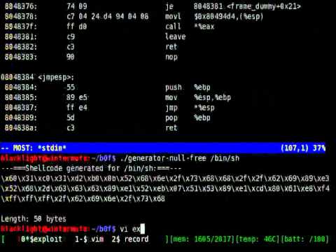 Bypassing The Linux Kernel Aslr And Exploiting A Buffer Overflow Vulnerable Application With Ret2Esp