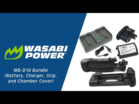 Nikon MB-D18 | Battery Grip Bundle | Wasabi Power