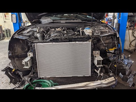 Audi A5 Radiator removal tips only.