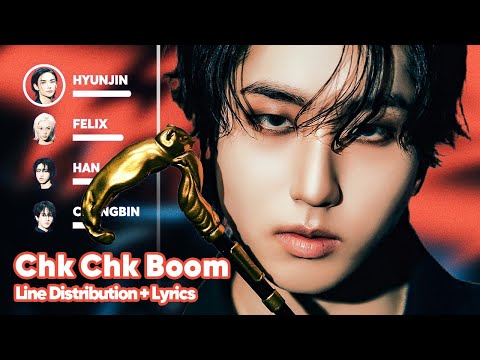 Stray Kids - Chk Chk Boom (Line Distribution + Lyrics Karaoke) PATREON REQUESTED