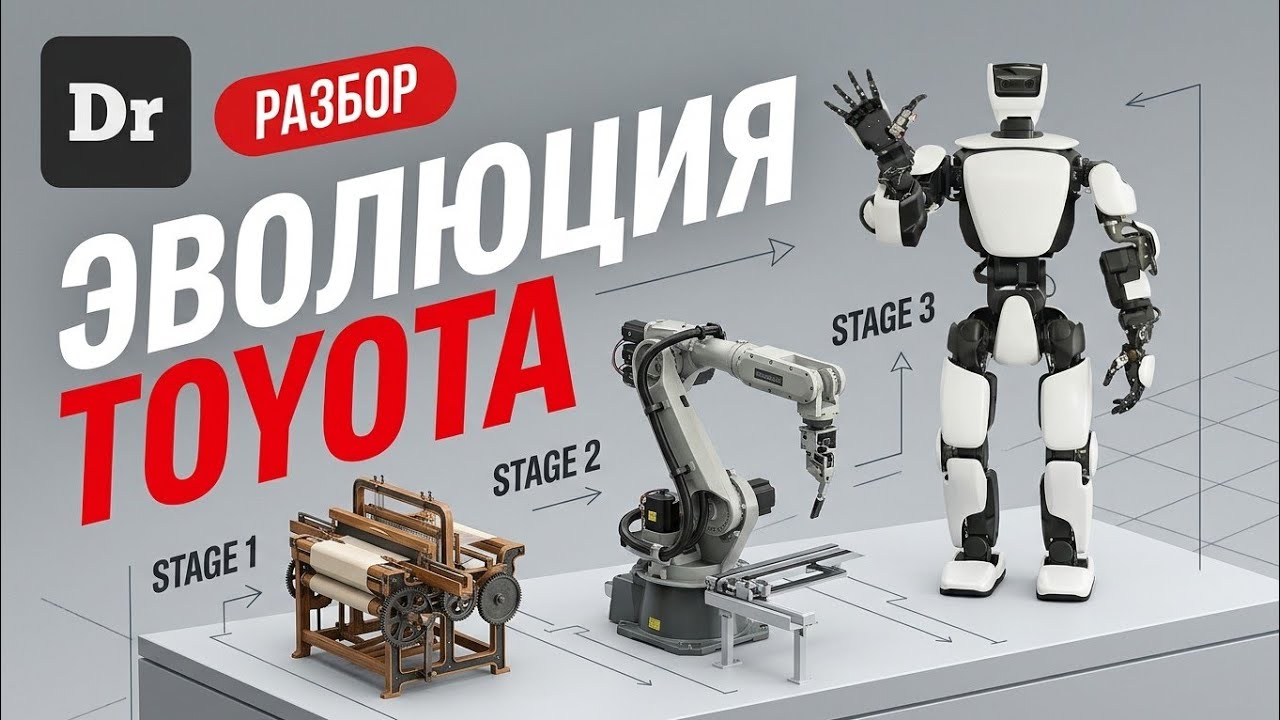 TOYOTA — они ИЗОБРЕЛИ РОБОТОВ | РАЗБОР