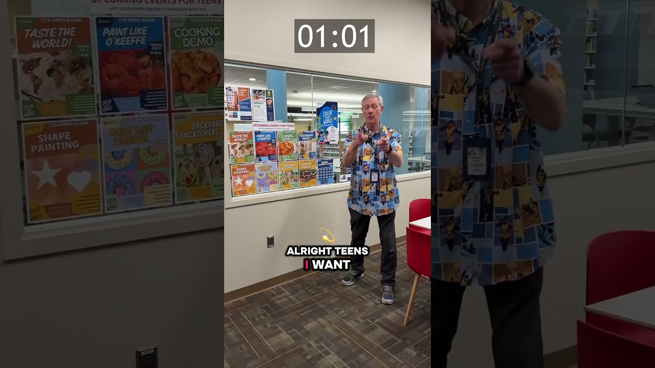 Can our librarians convince you in 30 seconds or less to sign up for the Summer Reading Program?