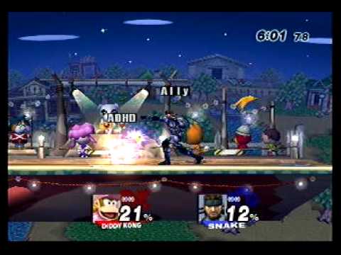 ADHD(Diddy) vs Ally(Snake) 1