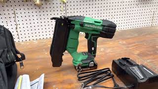 Metabo HPT brad nailer how to basics (open magazine)