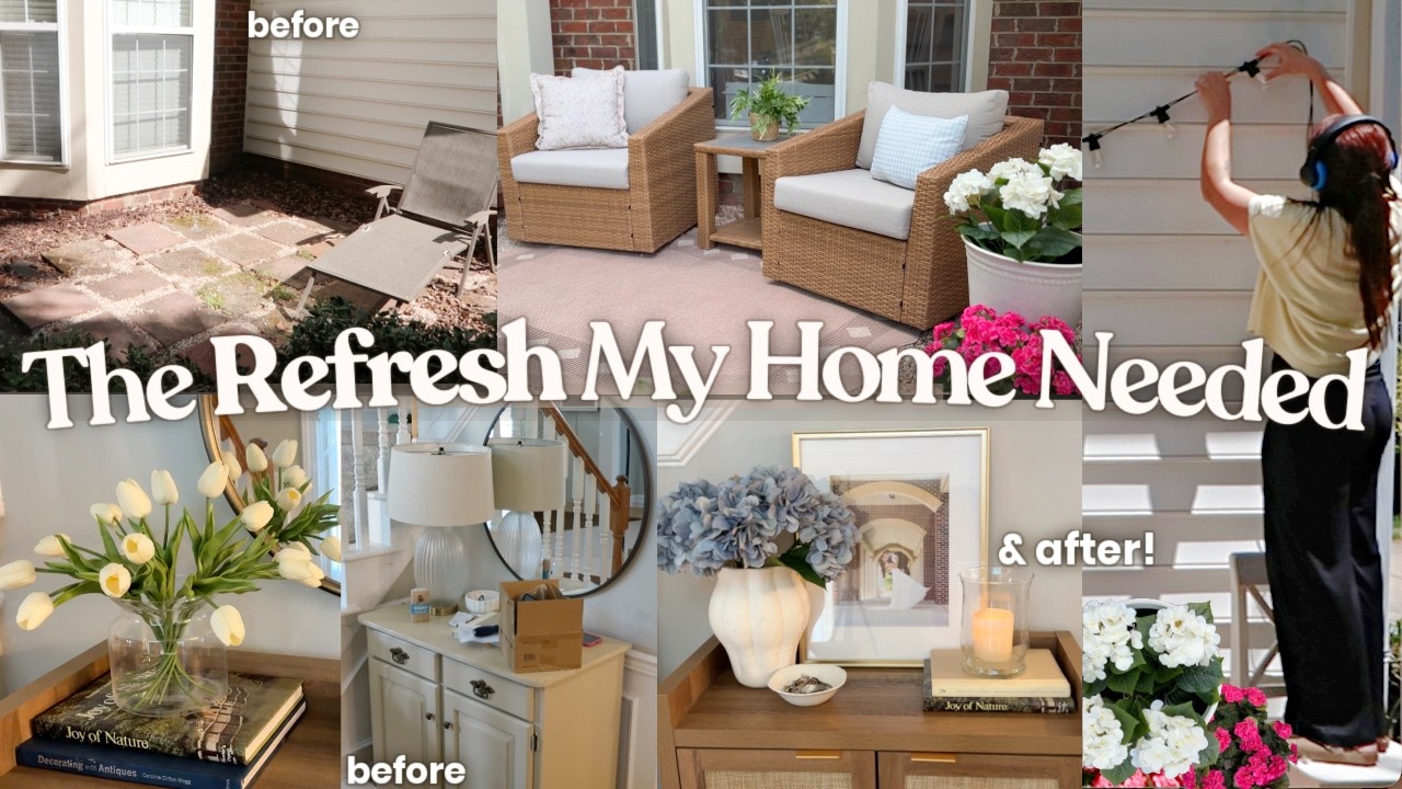 2026 HOME DECORATING IDEAS + PATIO TRANSFORMATION | Decorate with me & Room makeover! Dreame Z30