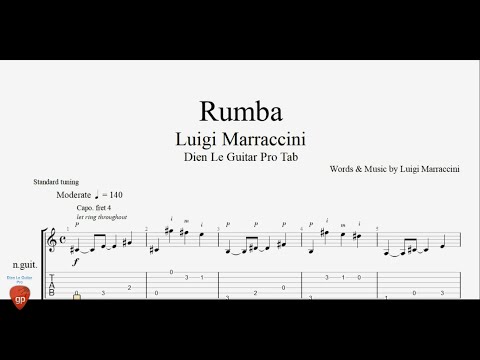 Luigi Marraccini - Rumba - Flamenco Guitar Tabs