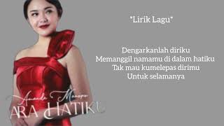 Download lagu LIRIK LAGU SUARA HATIKU AMANDA MANOPO OST IKATAN C... mp3