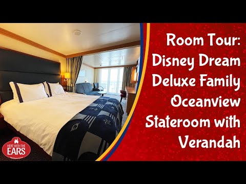 Disney Dream - Deluxe Family Stateroom with Verandah Tour - Category 4C - Room 7608