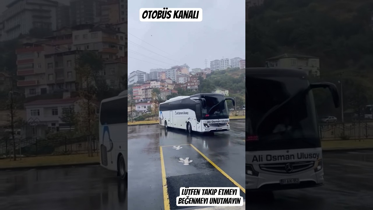 ALİ OSMAN ULUSOY 61 AIK 952 MERCEDES BENZ TOURISMO TRABZON OTOGAR SEFER ÇIKIŞ #otobüsvideoları #tour