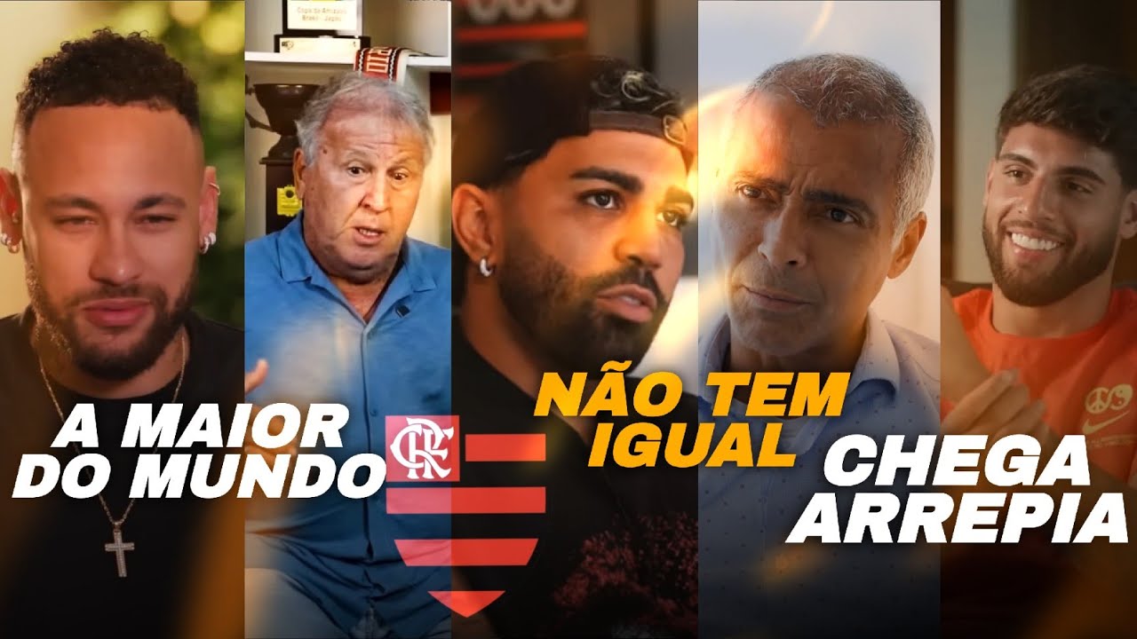 JOGADORES FALAM DA INCRÍVEL TORCIDA DO FLAMENGO