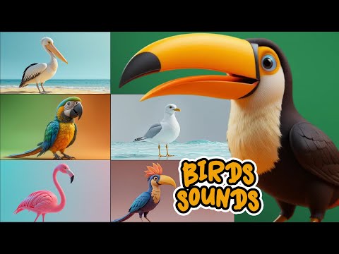 Birds Sounds Song for Kids | Learn Birds Names with Fun Nursery Rhymes & Kids Songs