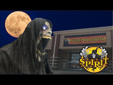 SPIRIT HALLOWEEN 2020 Store Tour Inside ABANDONED Bed Bath & Beyond FOUND HARVESTER OF SOULS